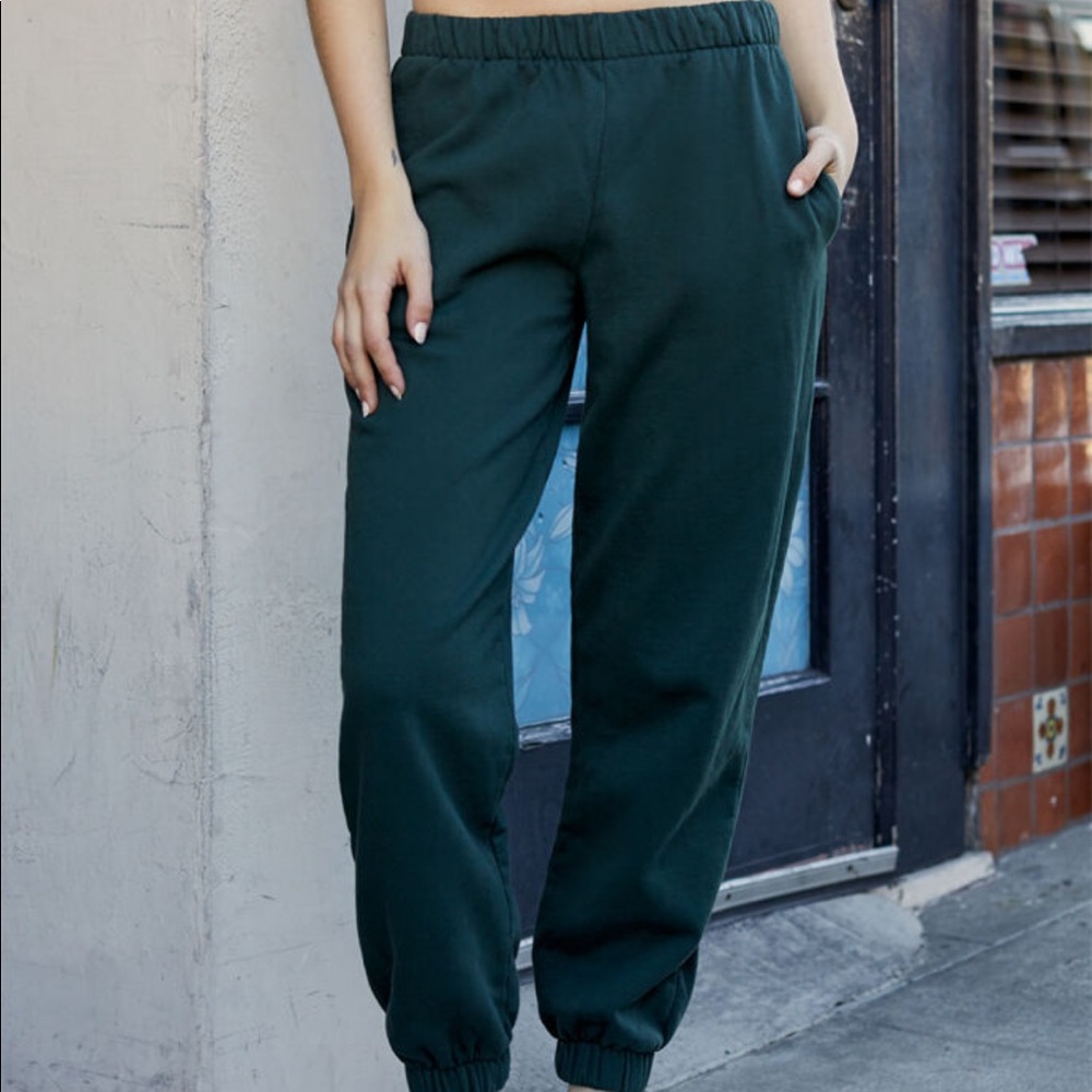 John Galt hunter green sweatpants